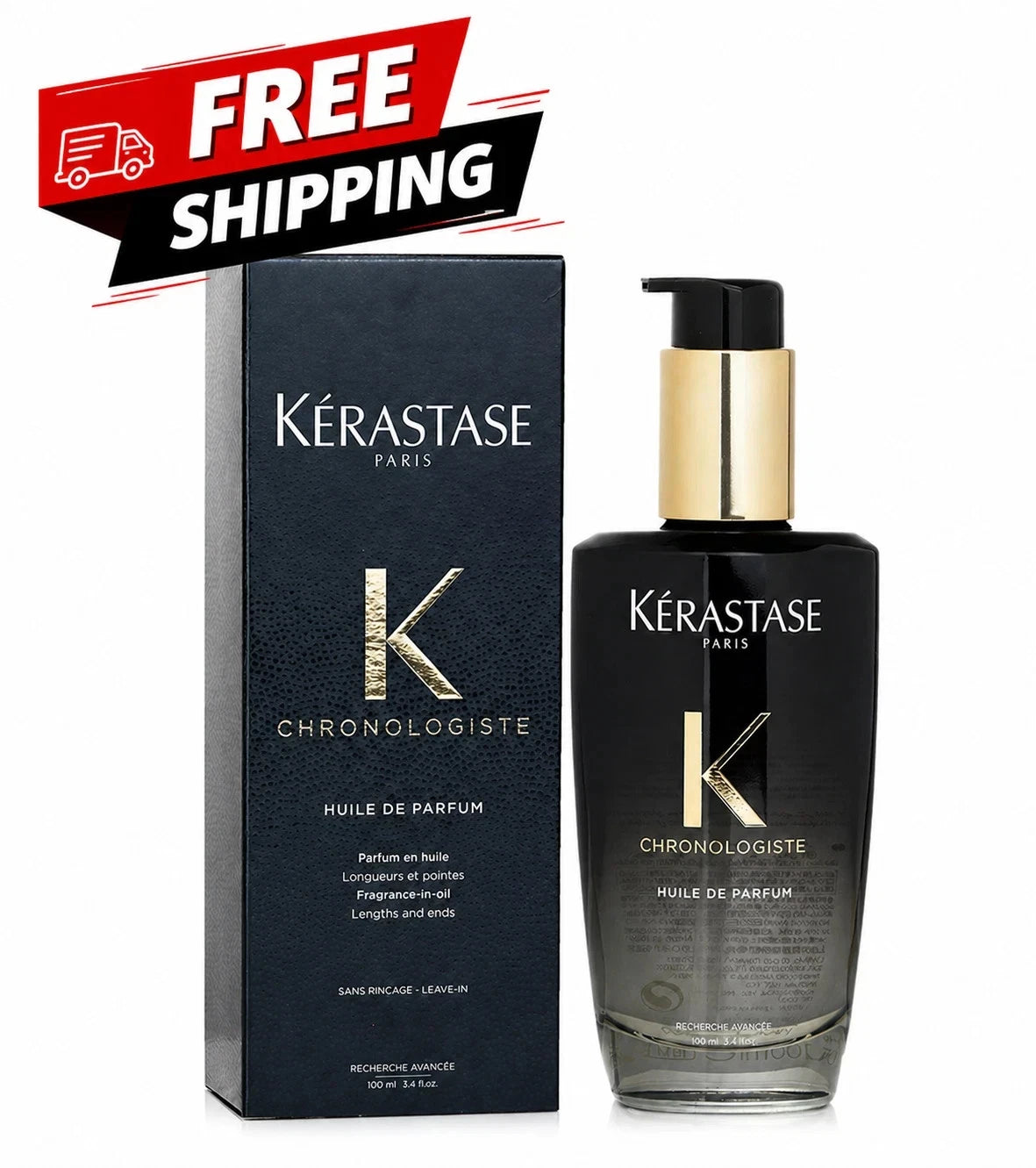 Kerastase Chronologiste Huile De Parfum Fragrance In Oil for Hair 3.4 oz/100ml