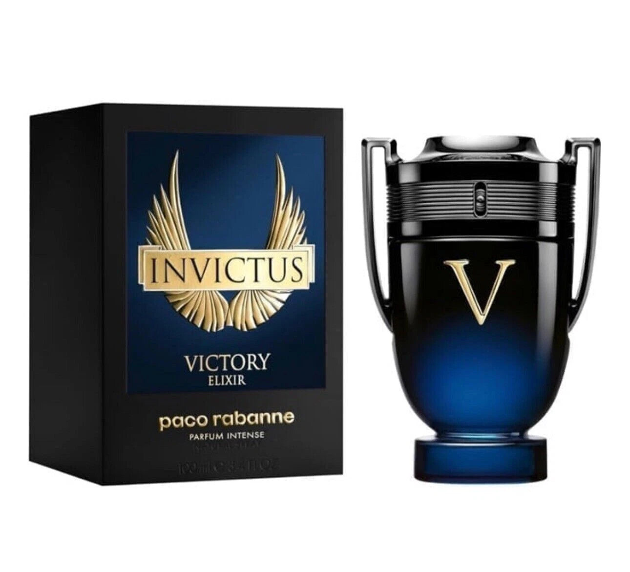 Invictus Victory Elixir by Paco Rabanne 3.4 oz Parfum intense Cologne Men NIB